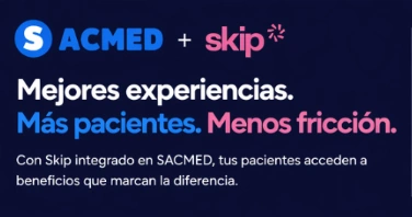 🚀 SACMED suma una nueva integración: SKIP llega para transformar la experiencia de pago y reembolsos